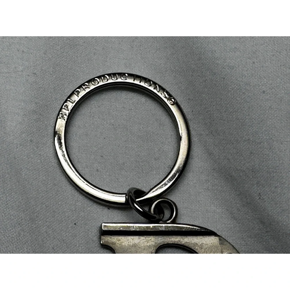 HPL Productions San Francisco Letter D Keychain Silver Tone Skyline S.F. Vintage